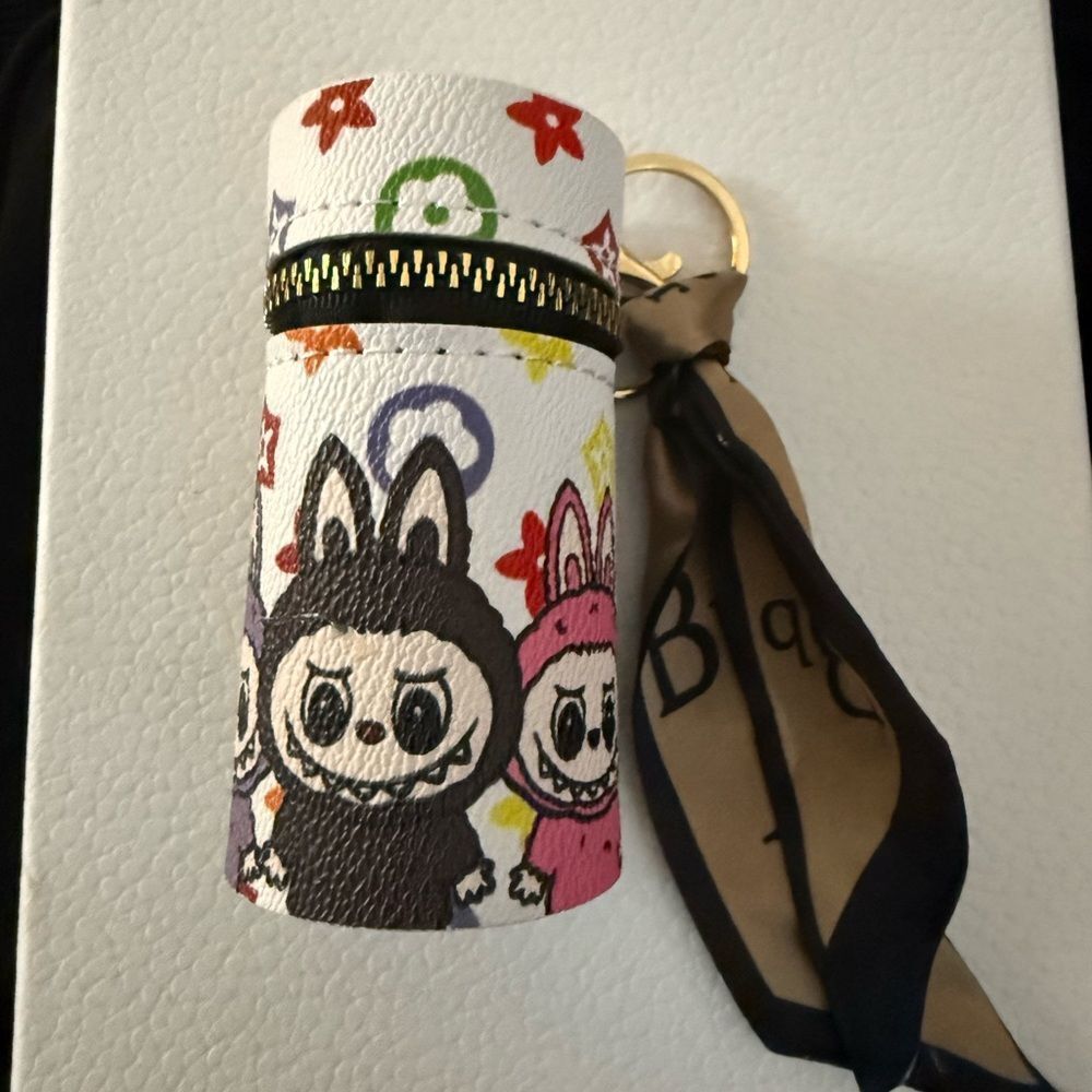 New labubu design lipstick holder/  Keychain Holder